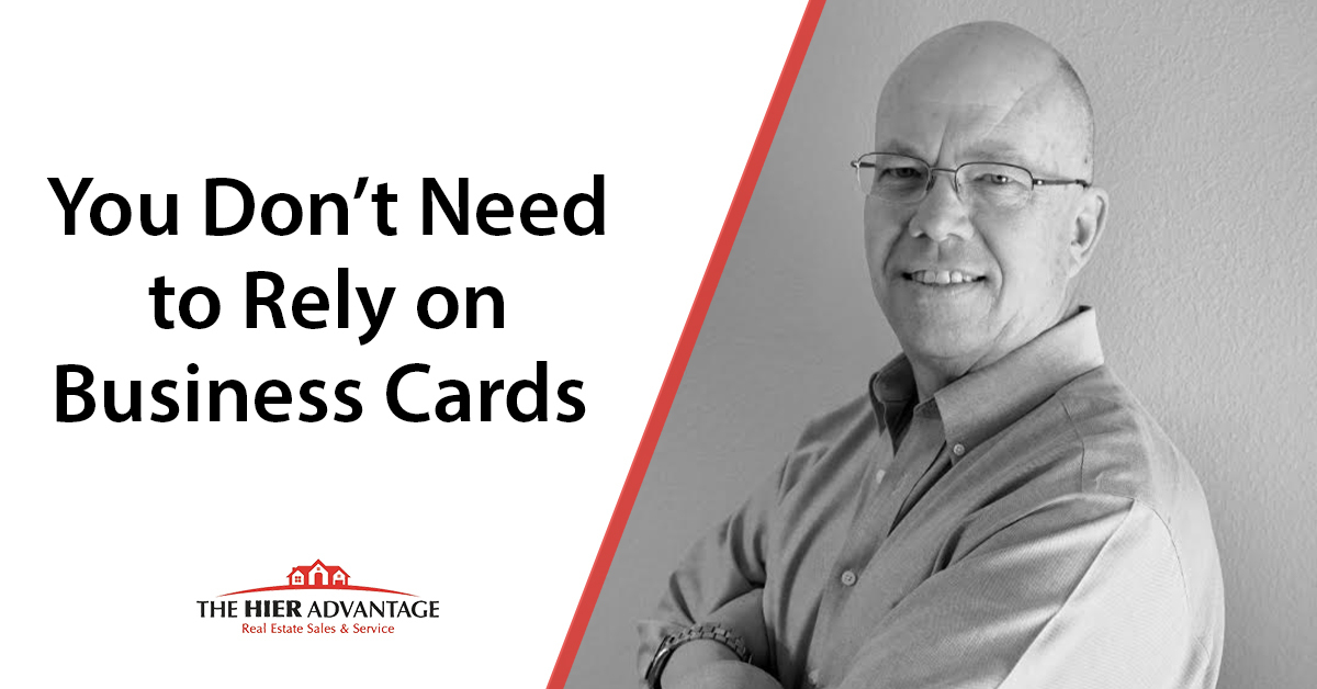 You May Not Need to Hand Out Any More Business Cards